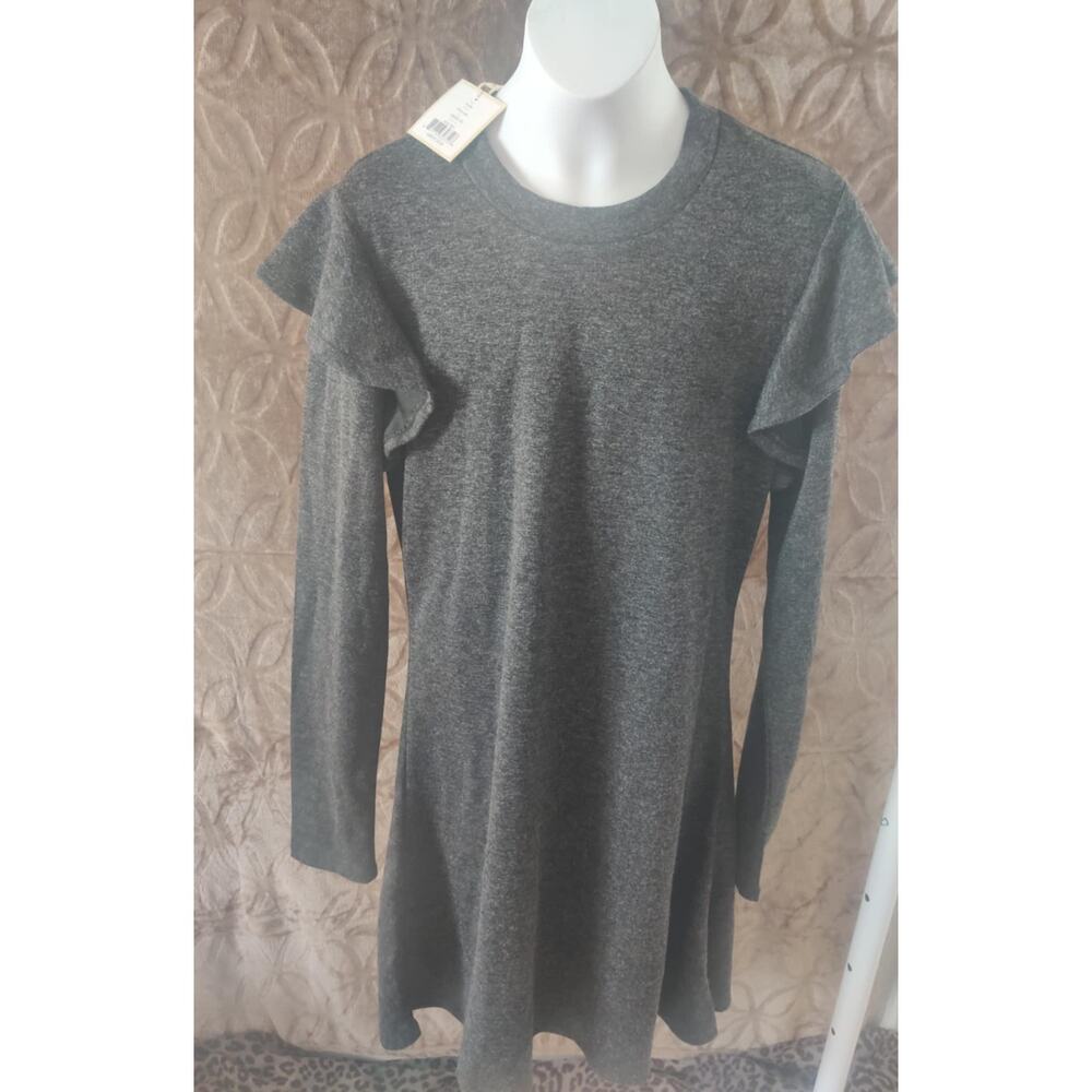 Free Generation Los Angeles charcoal long sleeves dress